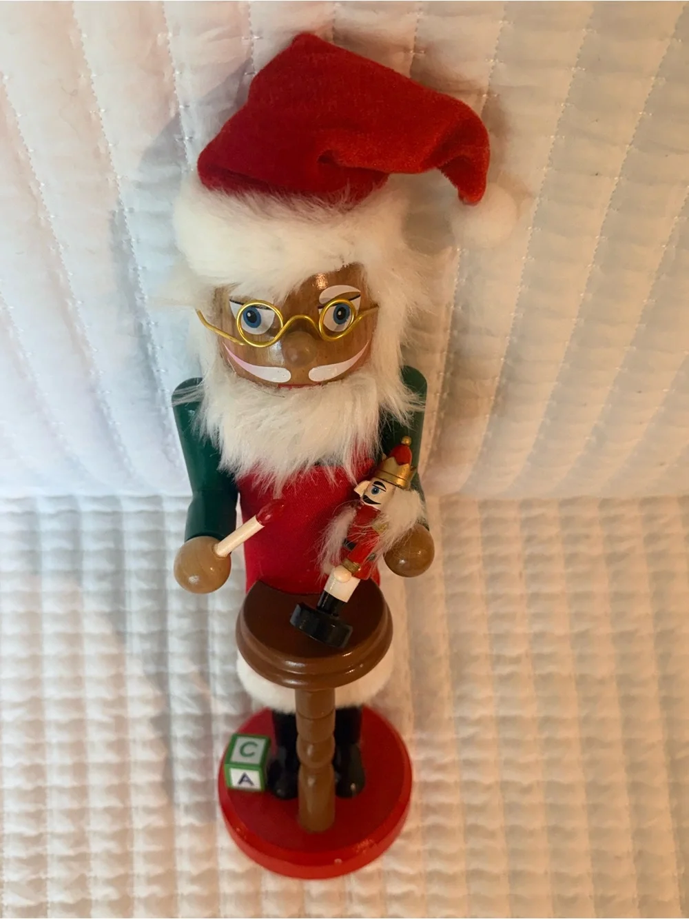 Hanse Design Santa Toymaker Nutcracker Christmas Decor 14.5”